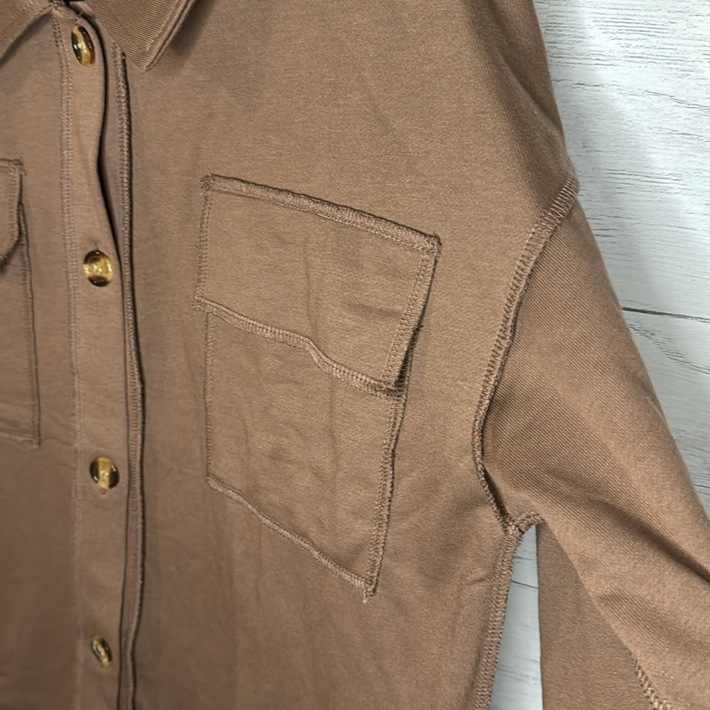 PinkMarco Button Up Jacket With Front Pockets | SIZE S - Picture 4 of 7